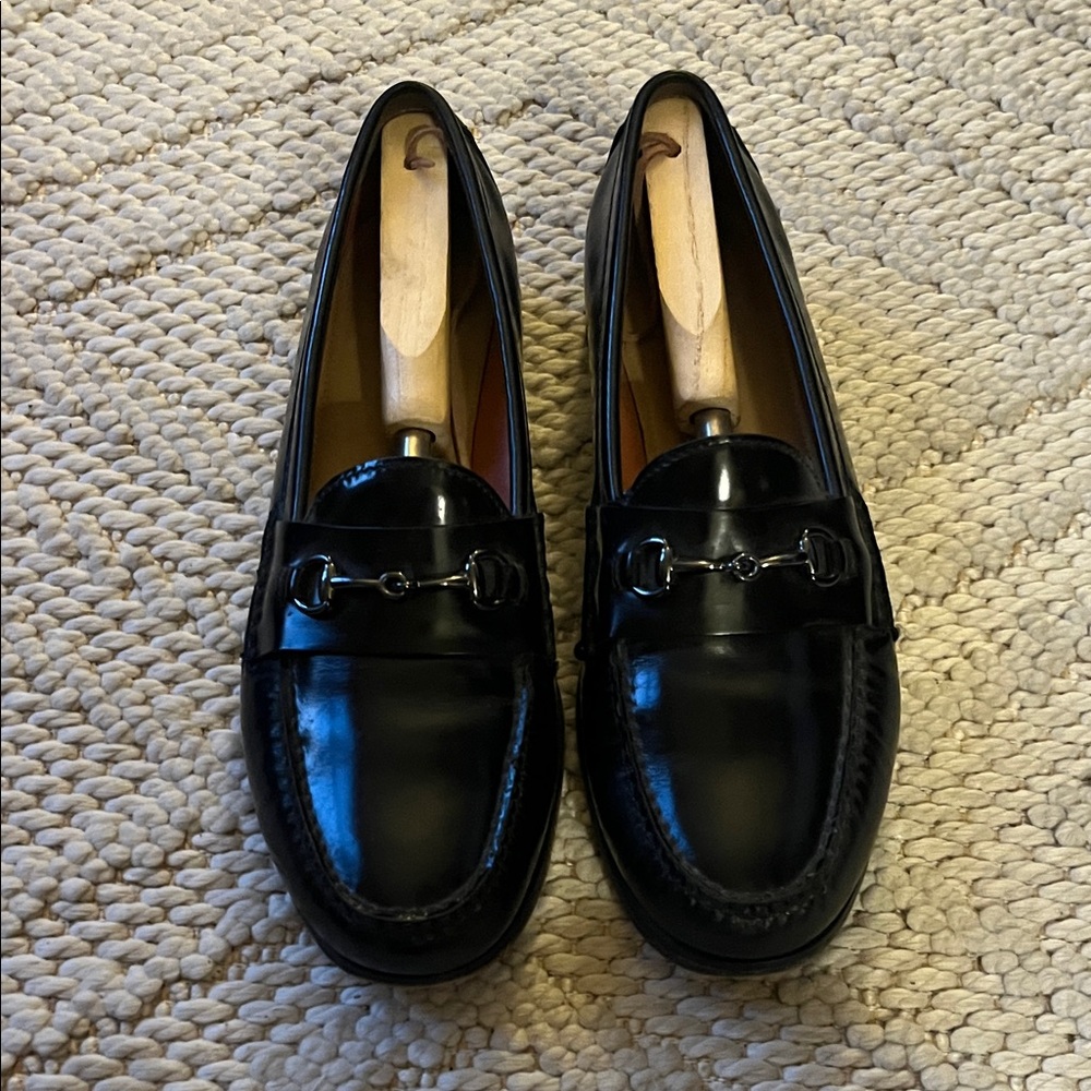 Cole Haan Black Leather Men's Bit Loafers (size 11)